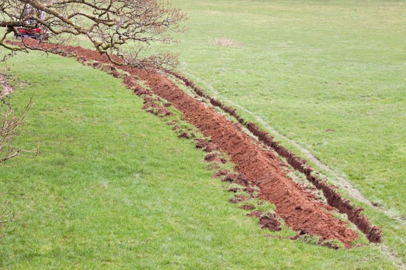 Drainage Swale Installation