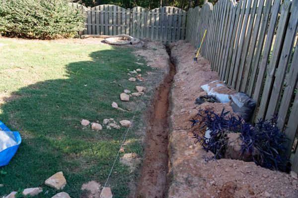 Trench Drain Installation in Bloomington