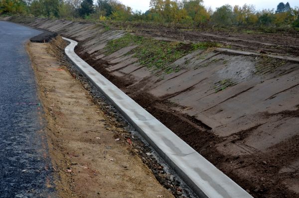 Slope Drainage Installation in Bloomington