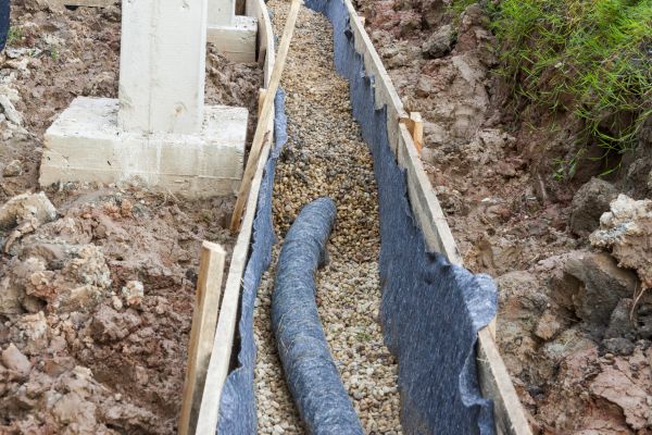French Drain Installation in Bloomington